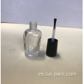 5ml10ml 15 ml de botella de vidrio de esmalte de uñas cuadrada vacía